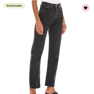 Agolde black jeans 25